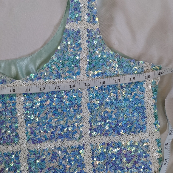 Beautiful Sparkly Blue Lehenga Choli for Indian wedding - Picture 9 of 16